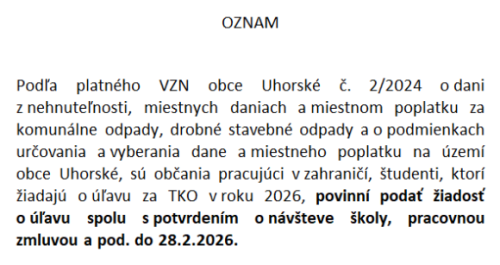 Oznam