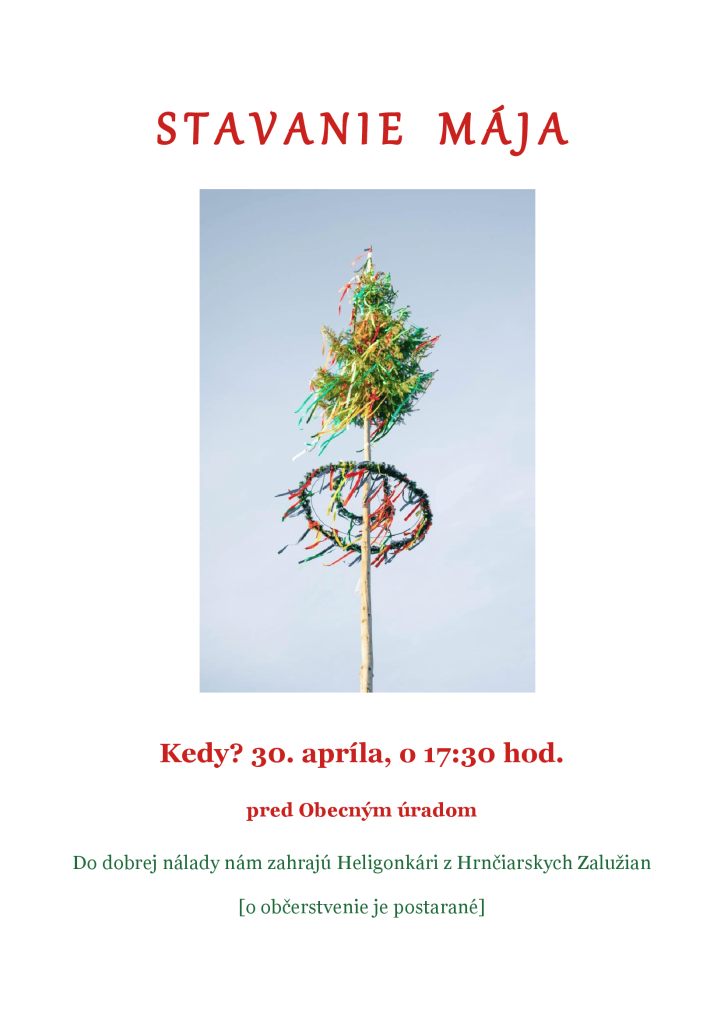 Stavanie Mája 1