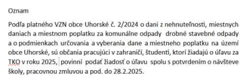 Oznam